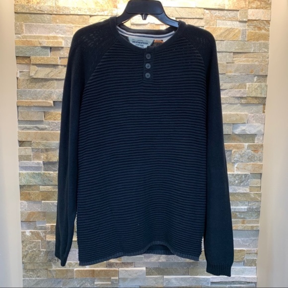 Weatherproof Ottoman Stitch Henley - Picture 3 of 6